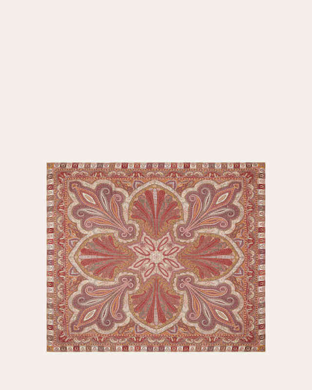 Sherazade Paisley Cashmere-Silk Scarf